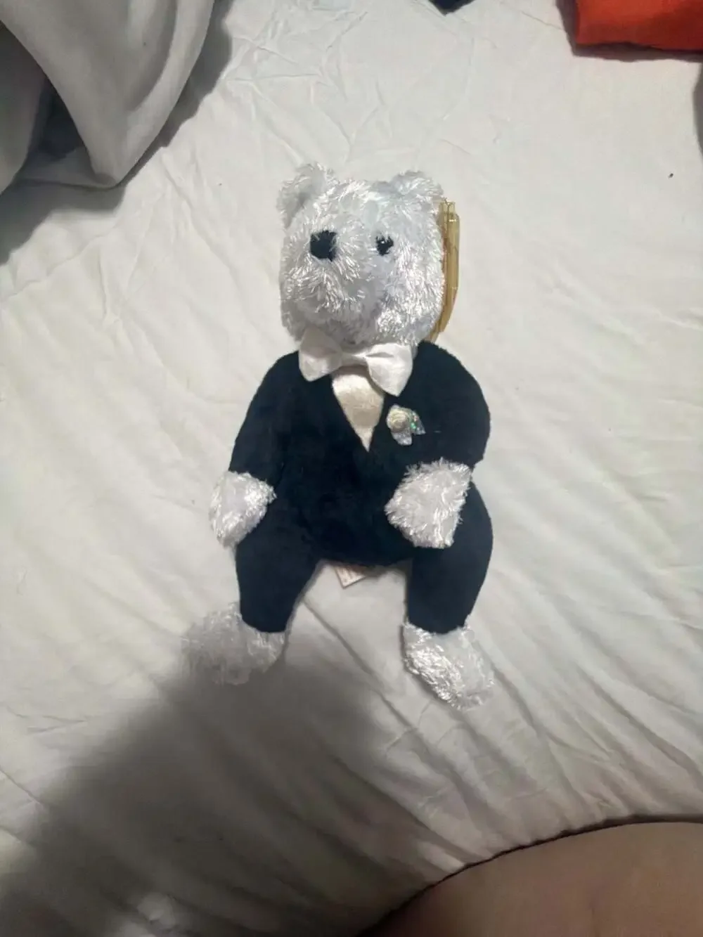 Ty Beanie Babies Groom Wedding Bear 2002 Plush